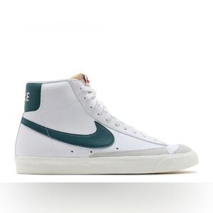 Nike Blazer Mid ‘77 Vintage Sneakers in White Dark Teal Green Colorway